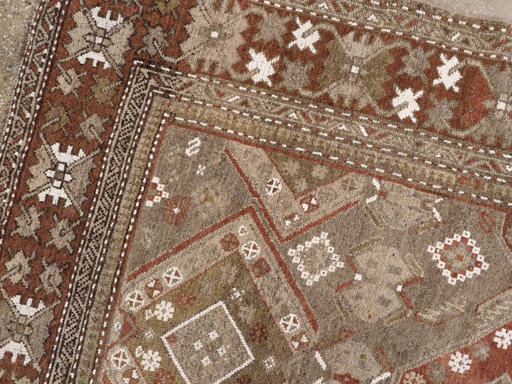 Antique Persian Kurdish Rug, No.23289 - Gss