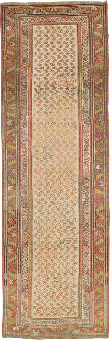 Antique Persian Kurdish Runner, No.23290 - Gss