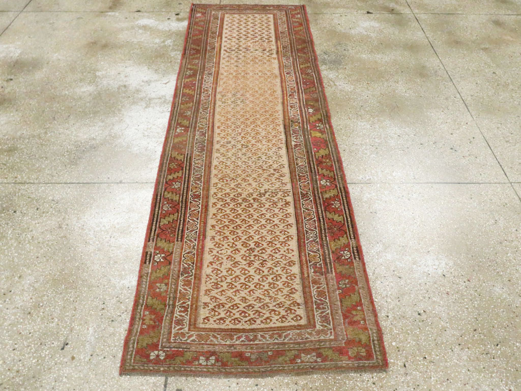 Antique Persian Kurdish Runner, No.23290 - Gss