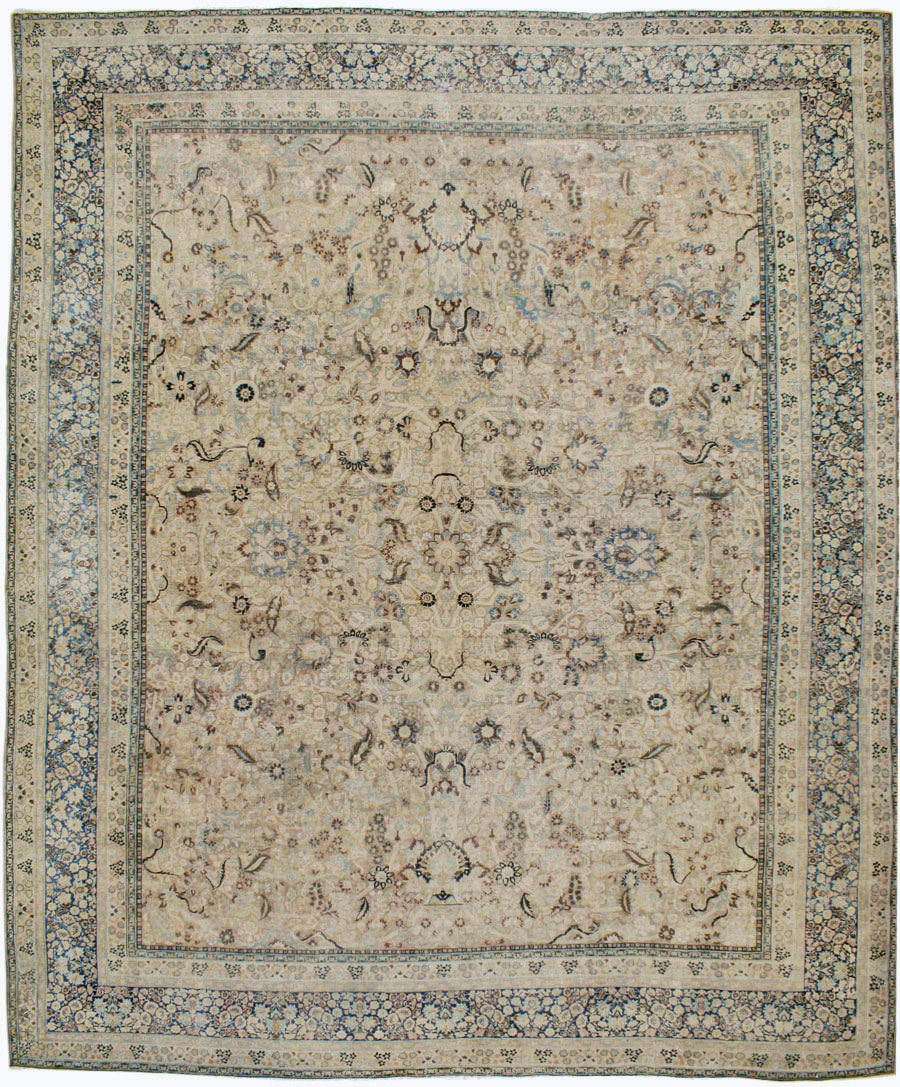 Antique Persian Mashad Carpet, No.23292 - Gss