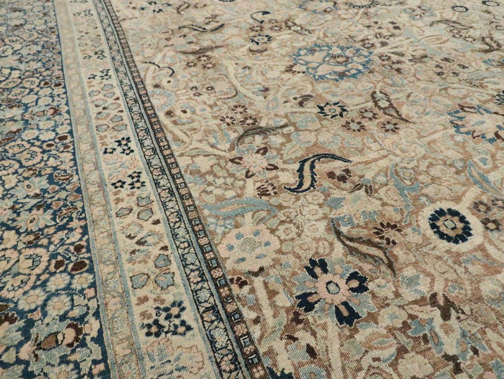 Antique Persian Mashad Carpet, No.23292 - Gss