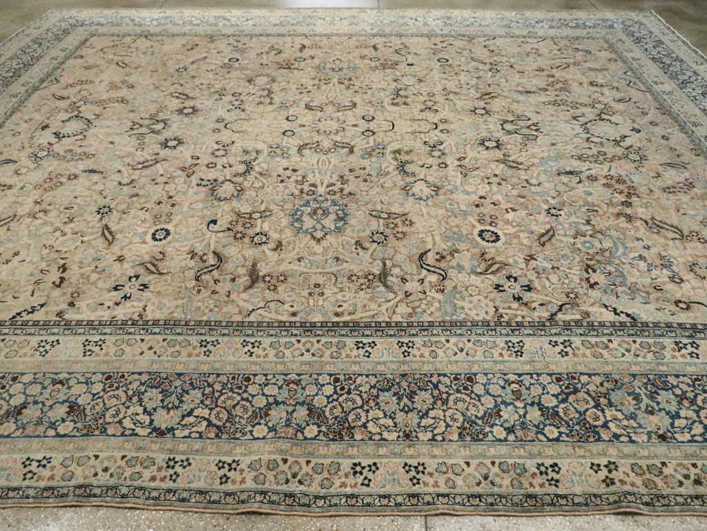 Antique Persian Mashad Carpet, No.23292 - Gss