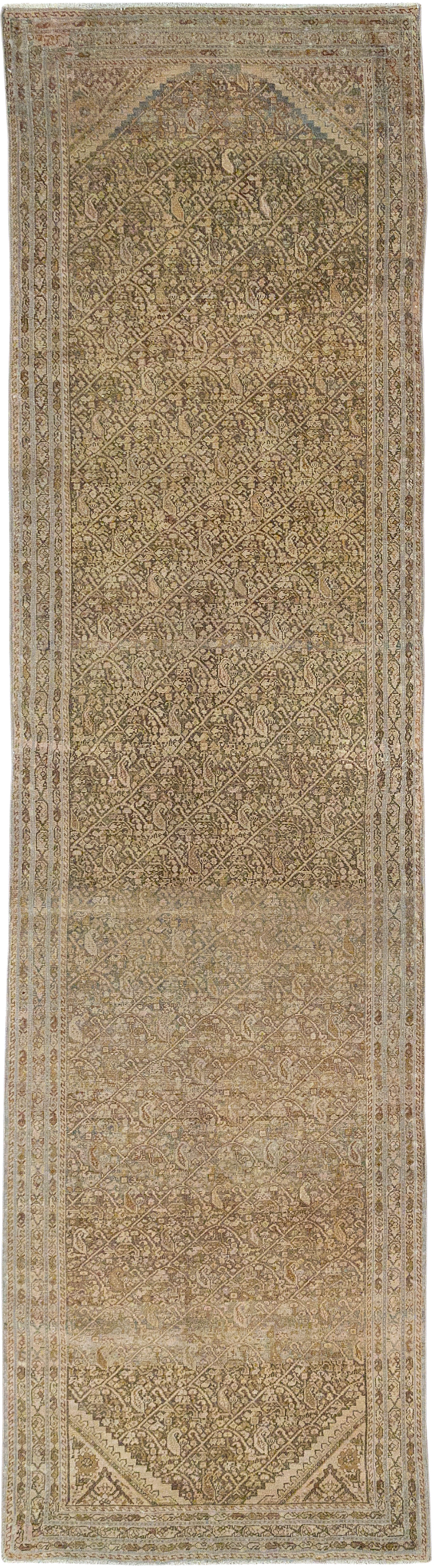 Antique Persian Malayer Runner, No.23303 - Gss