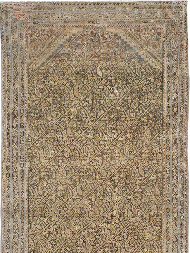 Antique Persian Malayer Runner, No.23303 - Gss
