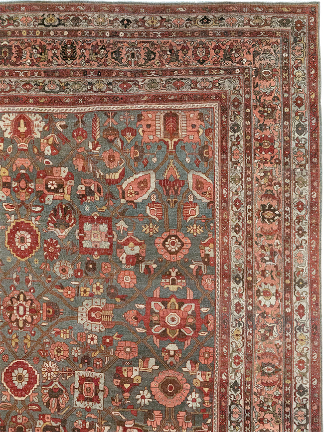 Antique Persian Bidjar Oversize Carpet, No.23304 - Gss