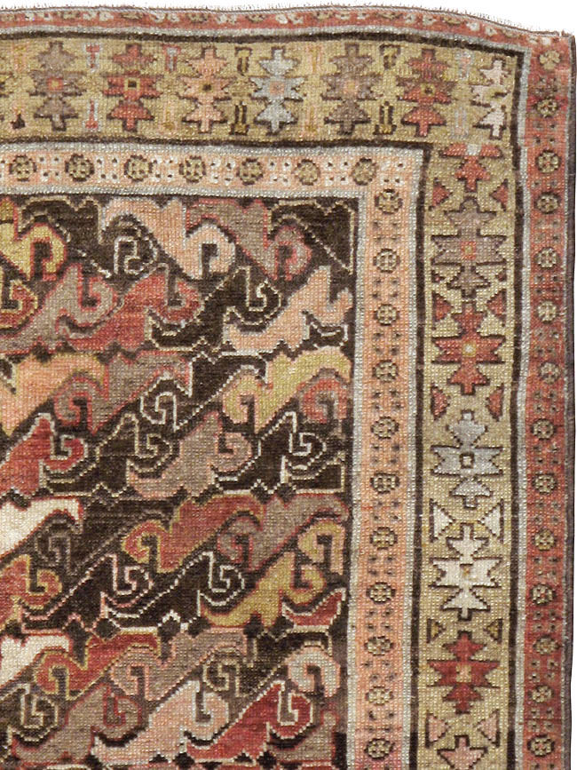 Antique Persian Kurdish Rug, No.23305 - Gss