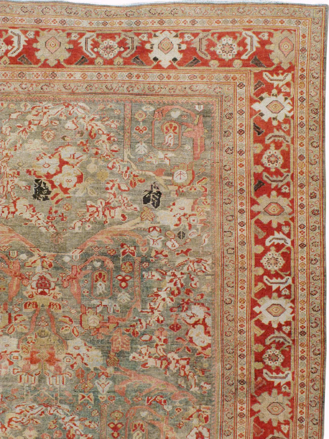 Antique Persian Mahal Carpet, No.23307 - Gss