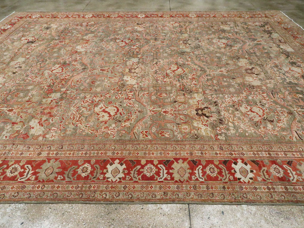 Antique Persian Mahal Carpet, No.23307 - Gss