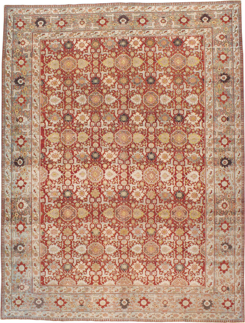 Vintage Persian Tabriz Carpet, No.23309 - Gss