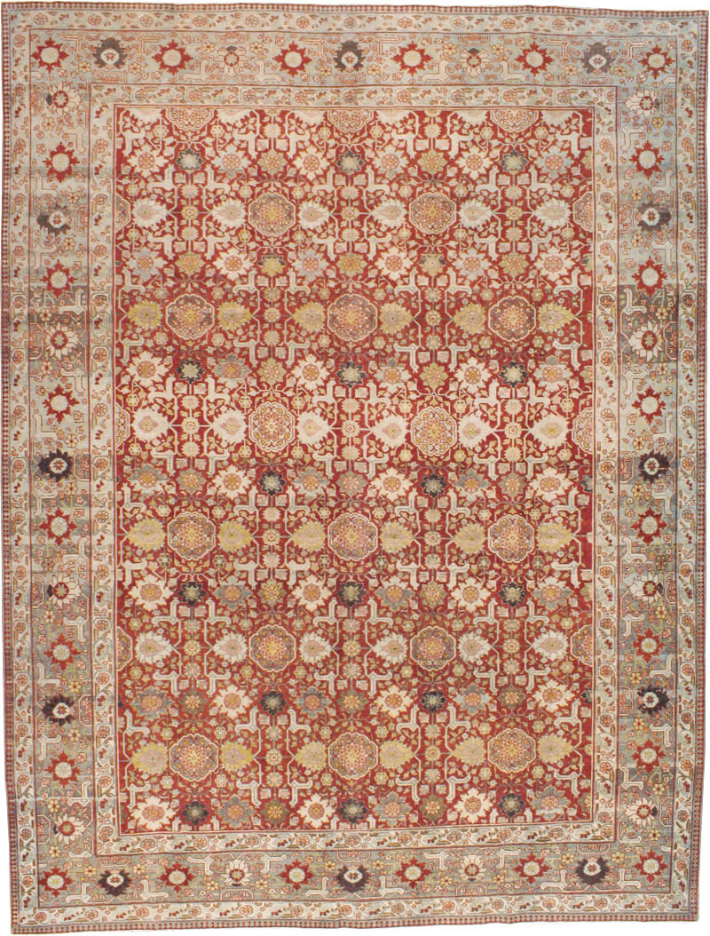 Vintage Persian Tabriz Carpet, No.23309 - Gss