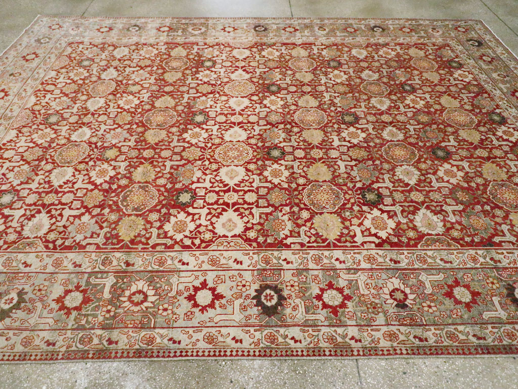 Vintage Persian Tabriz Carpet, No.23309 - Gss