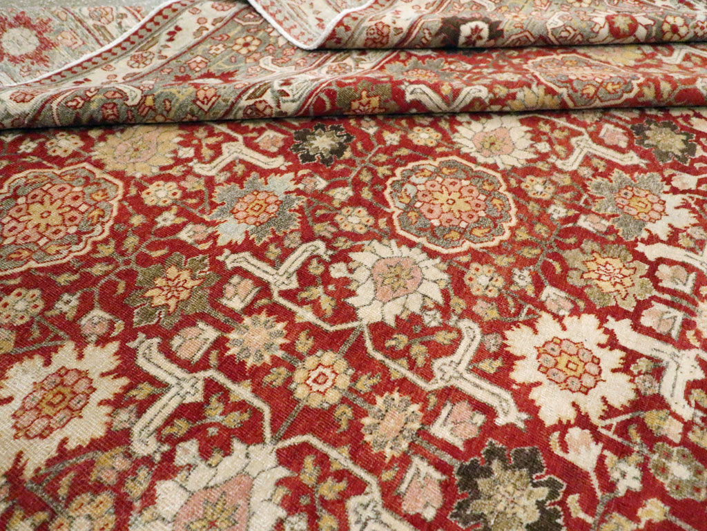 Vintage Persian Tabriz Carpet, No.23309 - Gss