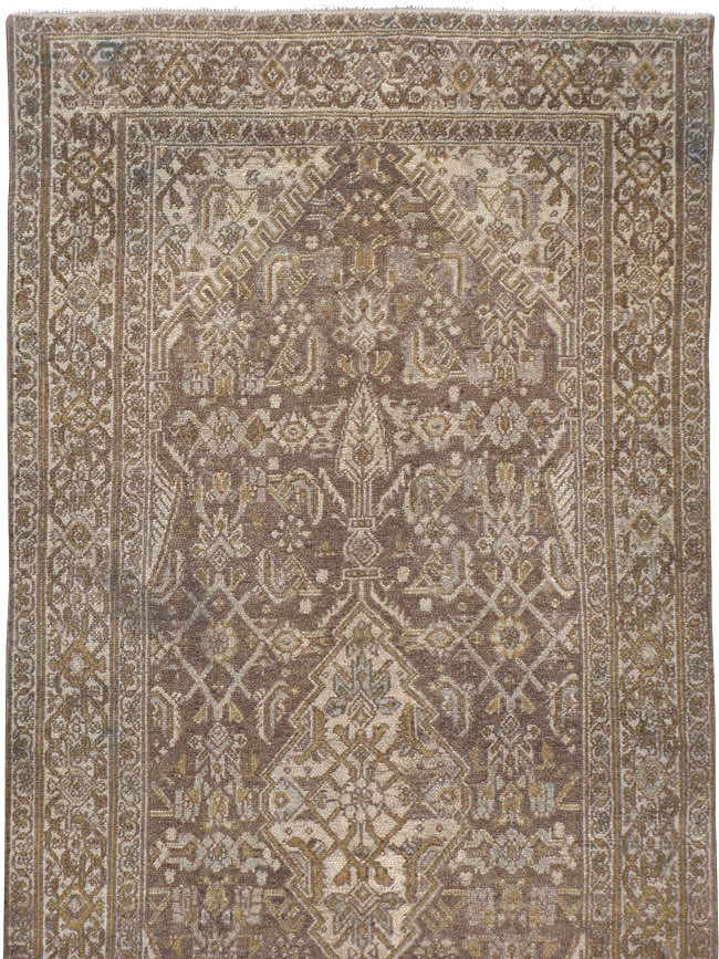 Antique Persian Bibikabad Runner, No.23310 - Gss