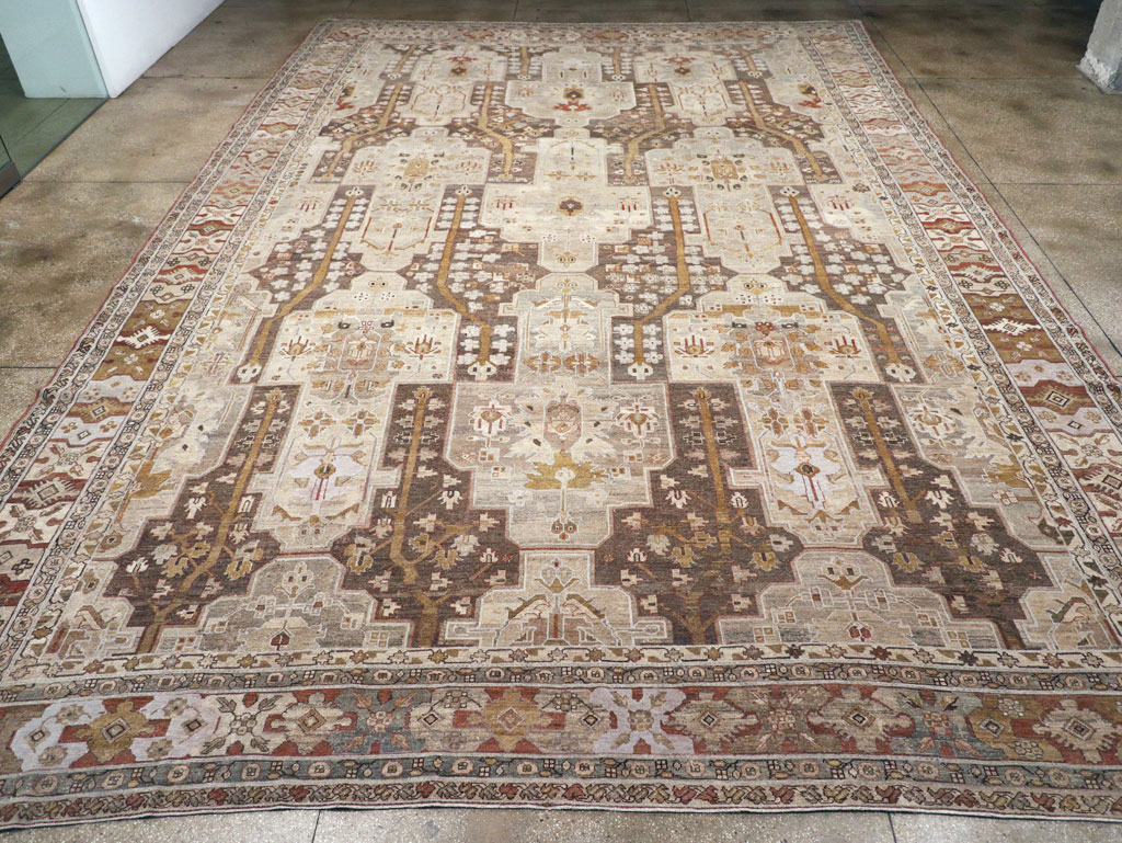 Antique Persian Malayer Oversize Carpet, No.23317 - Gss