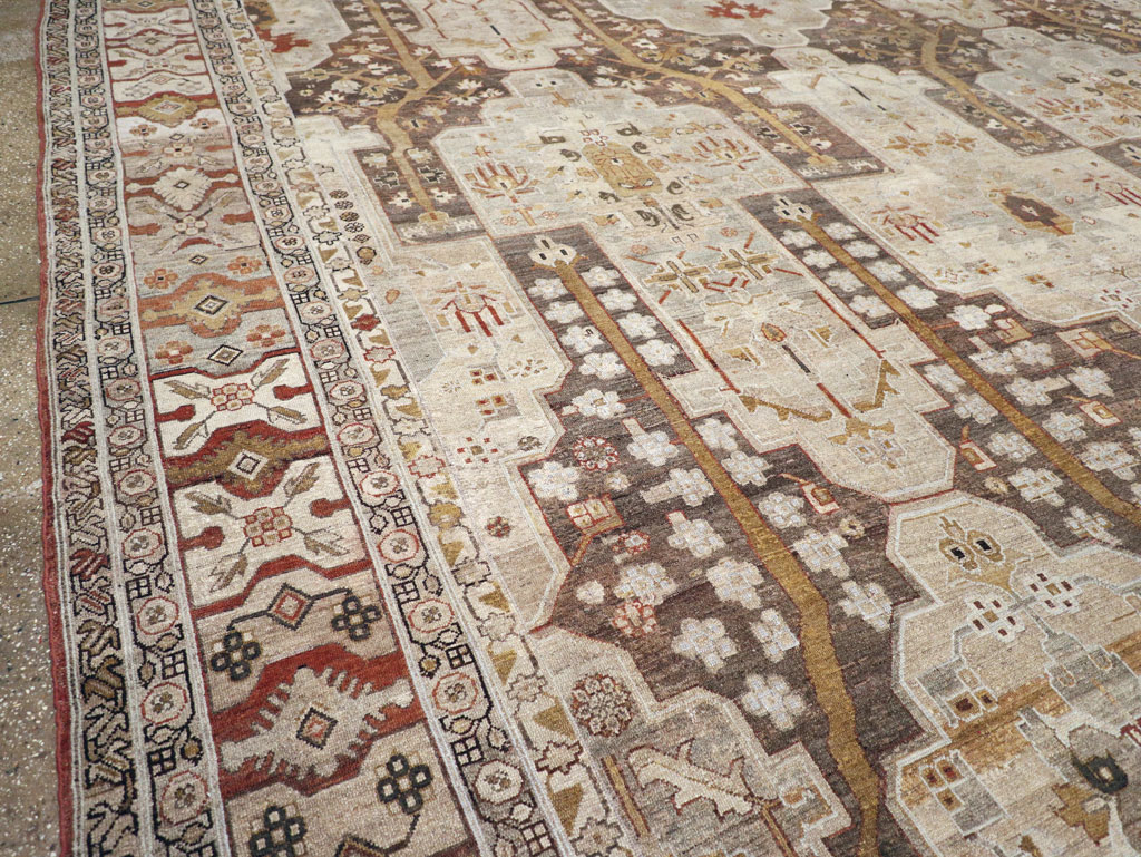 Antique Persian Malayer Oversize Carpet, No.23317 - Gss