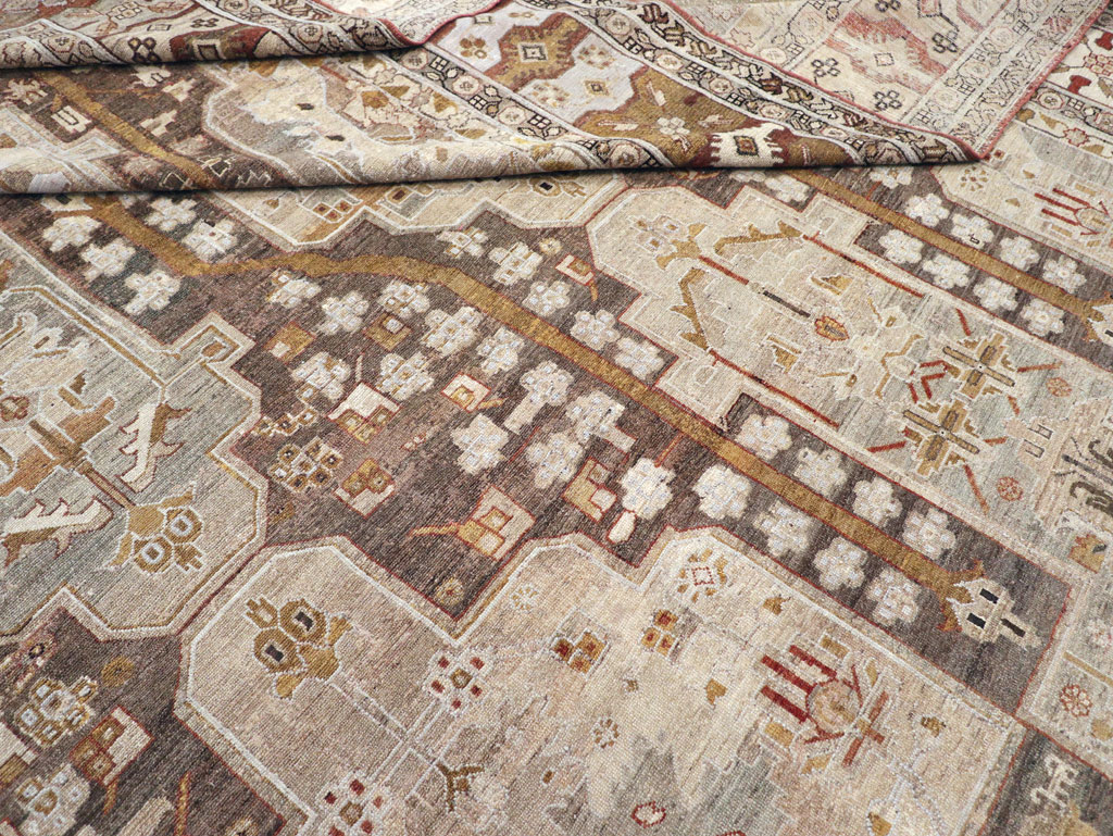 Antique Persian Malayer Oversize Carpet, No.23317 - Gss