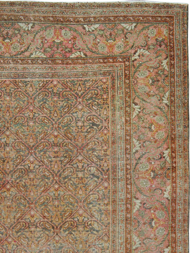 Antique Persian Dorokhsh Carpet, No.23320 - Gss
