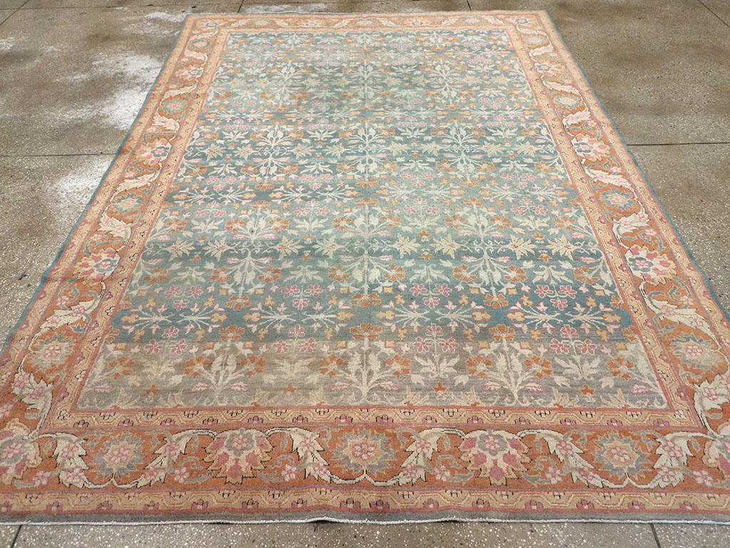 Vintage Indian Amritsar Carpet, No.23323 - Gss
