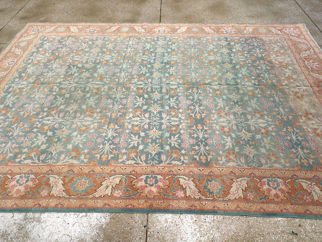 Vintage Indian Amritsar Carpet, No.23323 - Gss