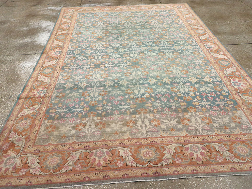 Vintage Indian Amritsar Carpet, No.23323 - Gss