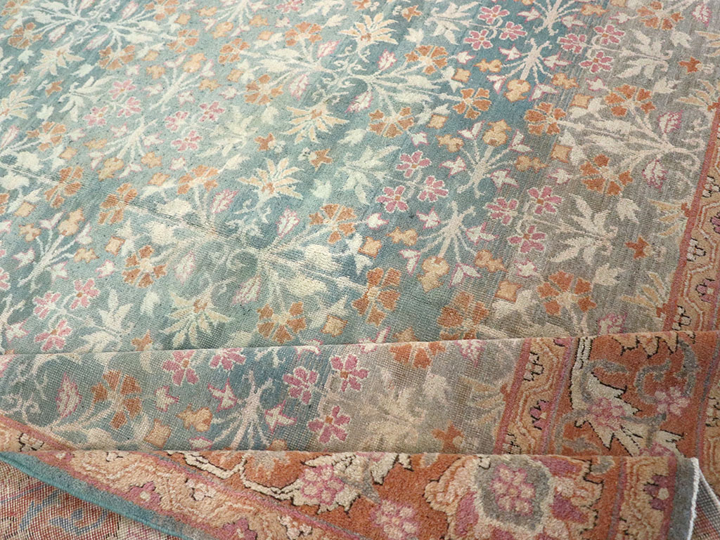 Vintage Indian Amritsar Carpet, No.23323 - Gss