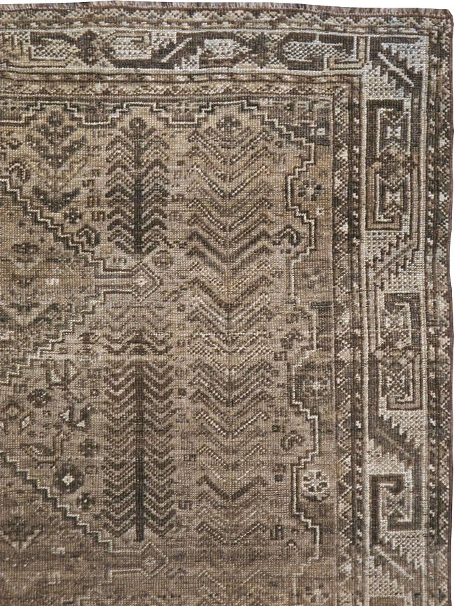 Vintage Shiraz Square Rug, No.23325 - Gss