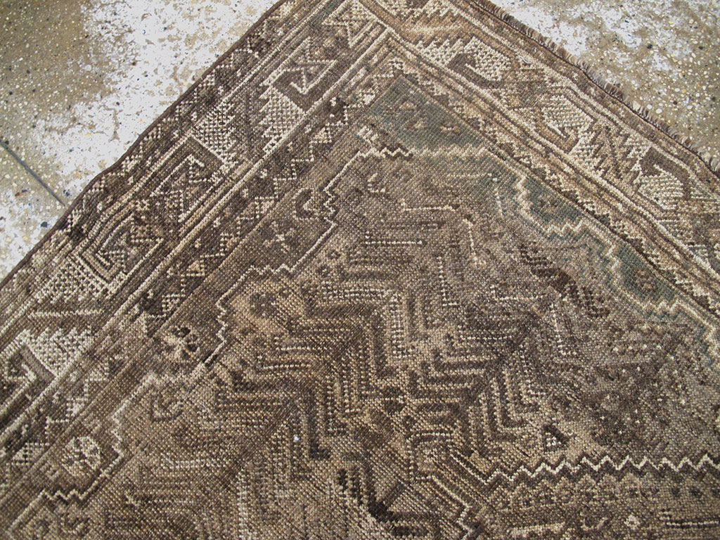 Vintage Shiraz Square Rug, No.23325 - Gss