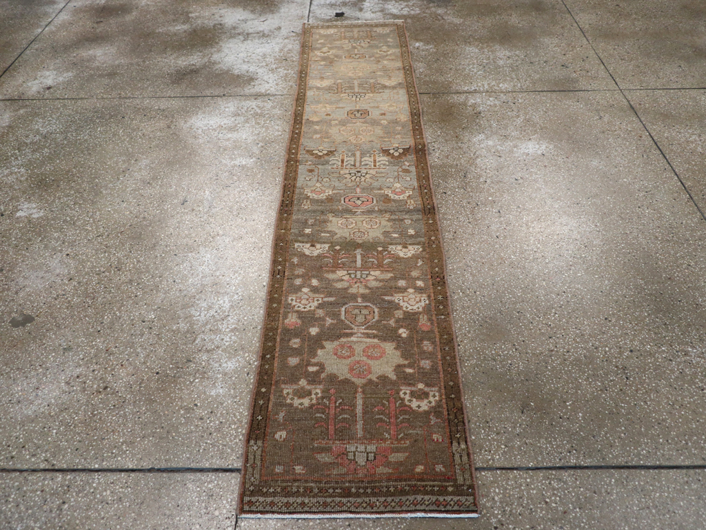 Antique Persian Heriz Runner, No.23337 - Gss