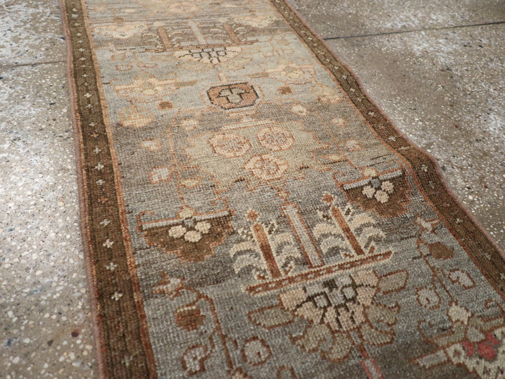 Antique Persian Heriz Runner, No.23337 - Gss