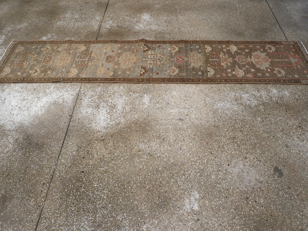 Antique Persian Heriz Runner, No.23337 - Gss