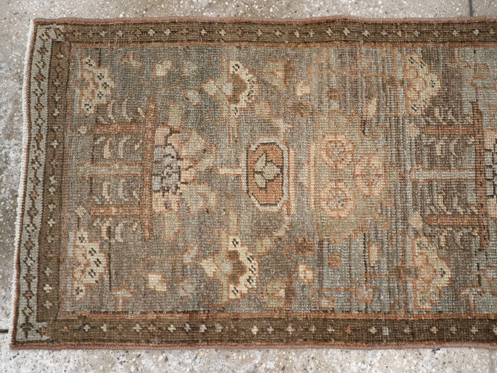 Antique Persian Heriz Runner, No.23337 - Gss
