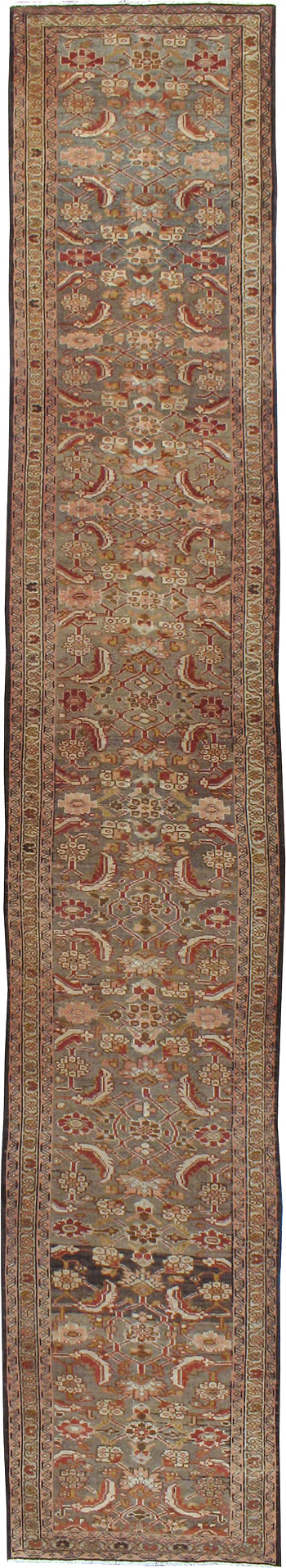 Vintage Persian Malayer Runner, No.23338 - Gss