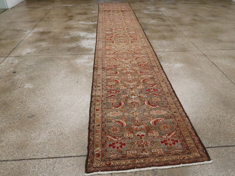Vintage Persian Malayer Runner, No.23338 - Gss