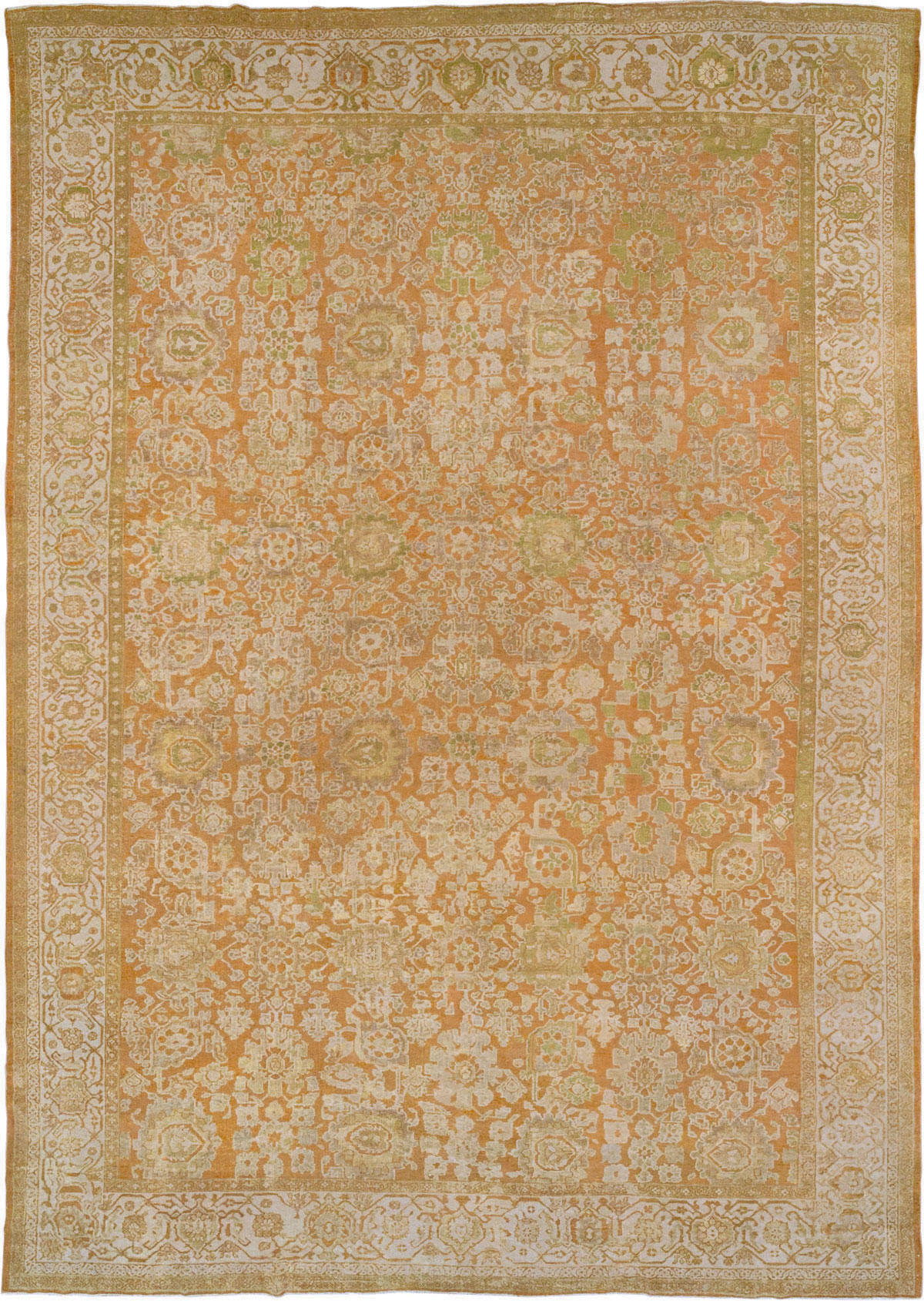 Antique Persian Mahal Large Carpet, No.23340 - Gss