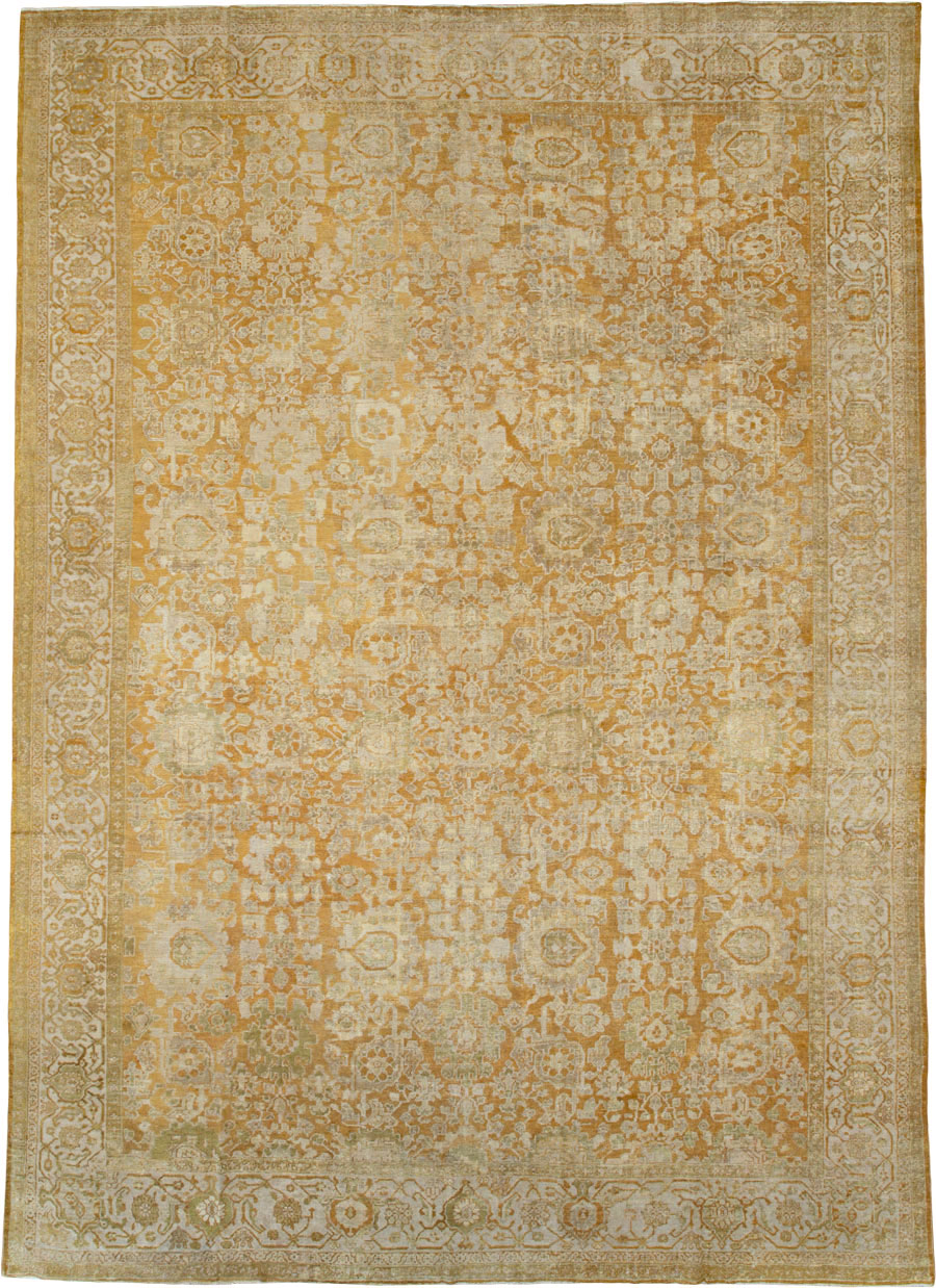 Antique Persian Mahal Large Carpet, No.23340 - Gss