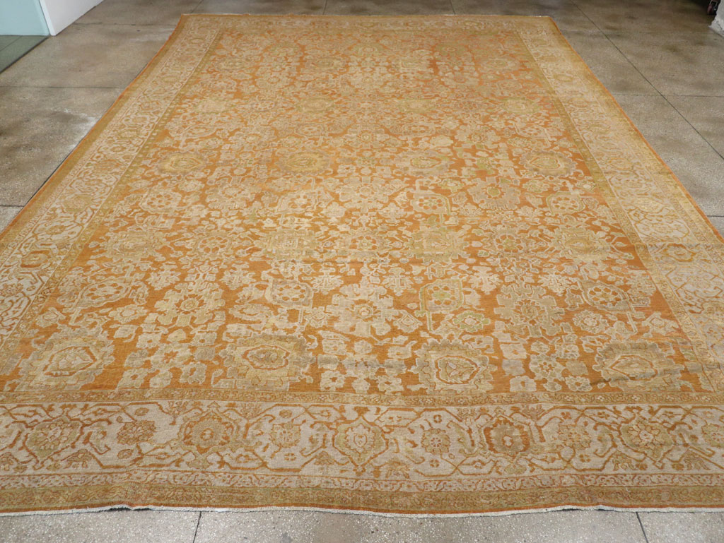 Antique Persian Mahal Large Carpet, No.23340 - Gss