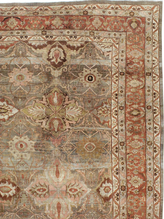 Antique Persian Bidjar Carpet, No.23352 - Gss