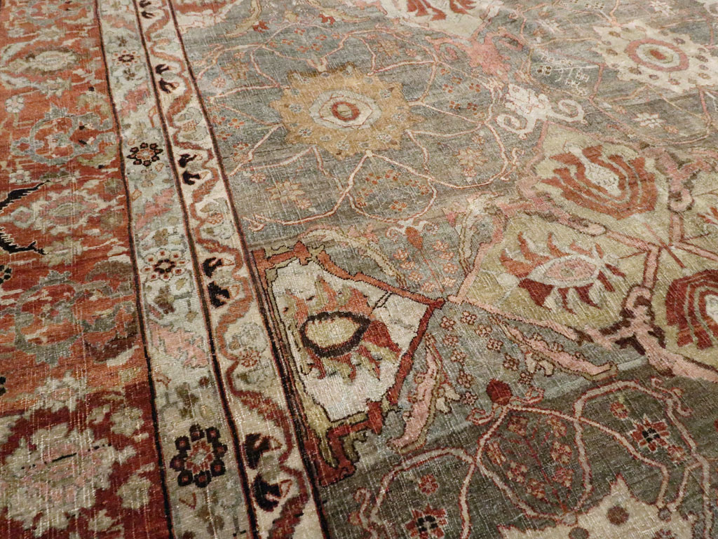 Antique Persian Bidjar Carpet, No.23352 - Gss