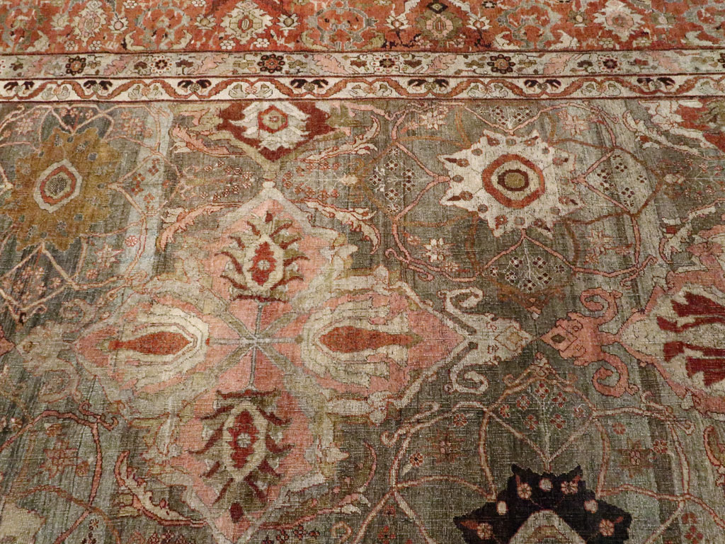 Antique Persian Bidjar Carpet, No.23352 - Gss