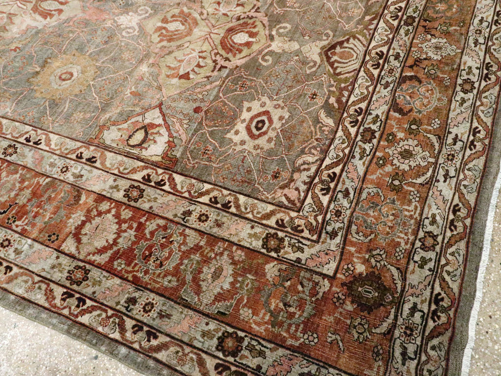 Antique Persian Bidjar Carpet, No.23352 - Gss