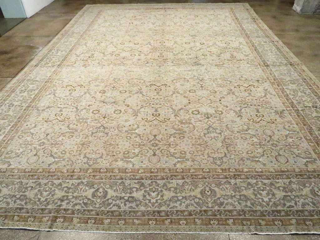 Antique Persian Tabriz Carpet, No.23353 - Gss
