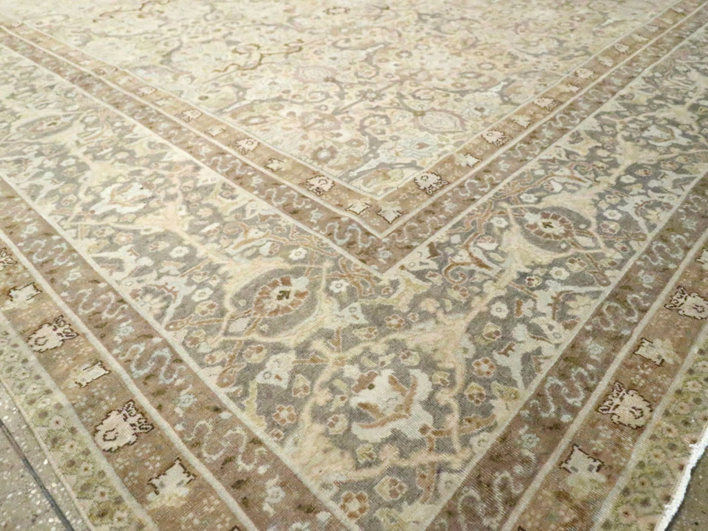 Antique Persian Tabriz Carpet, No.23353 - Gss