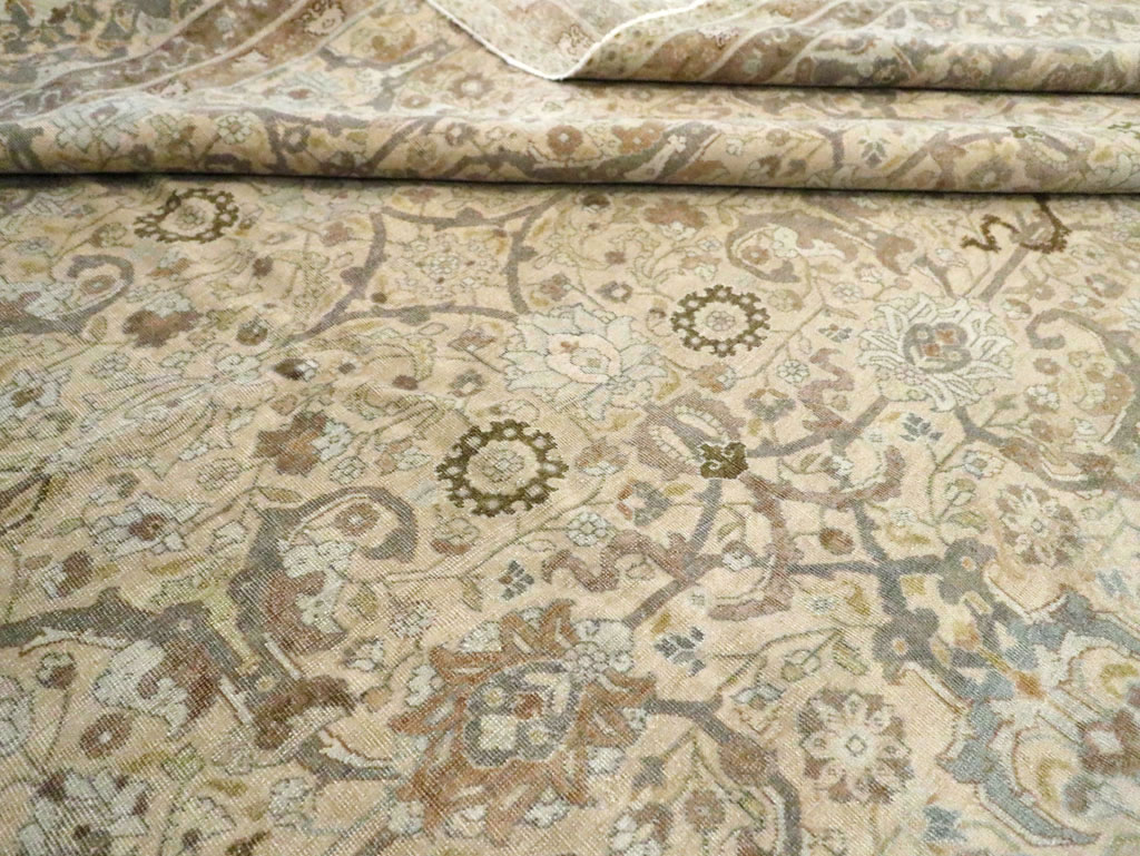 Antique Persian Tabriz Carpet, No.23353 - Gss