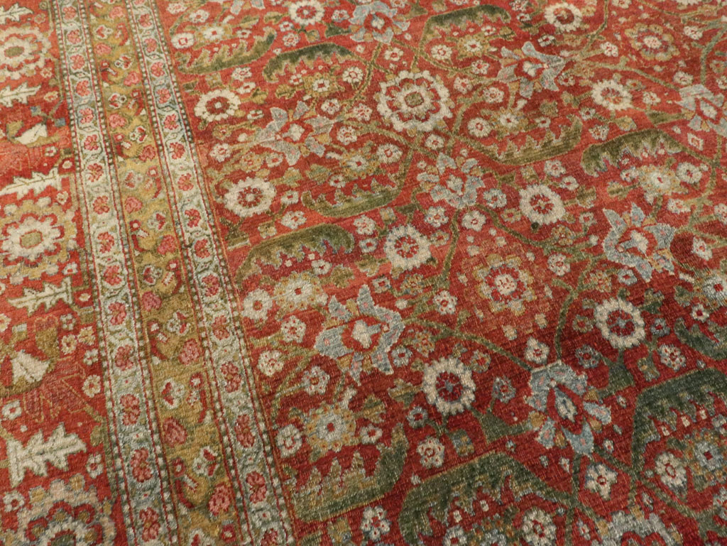 Antique Persian Senneh Malayer Carpet, No.23354 - Gss
