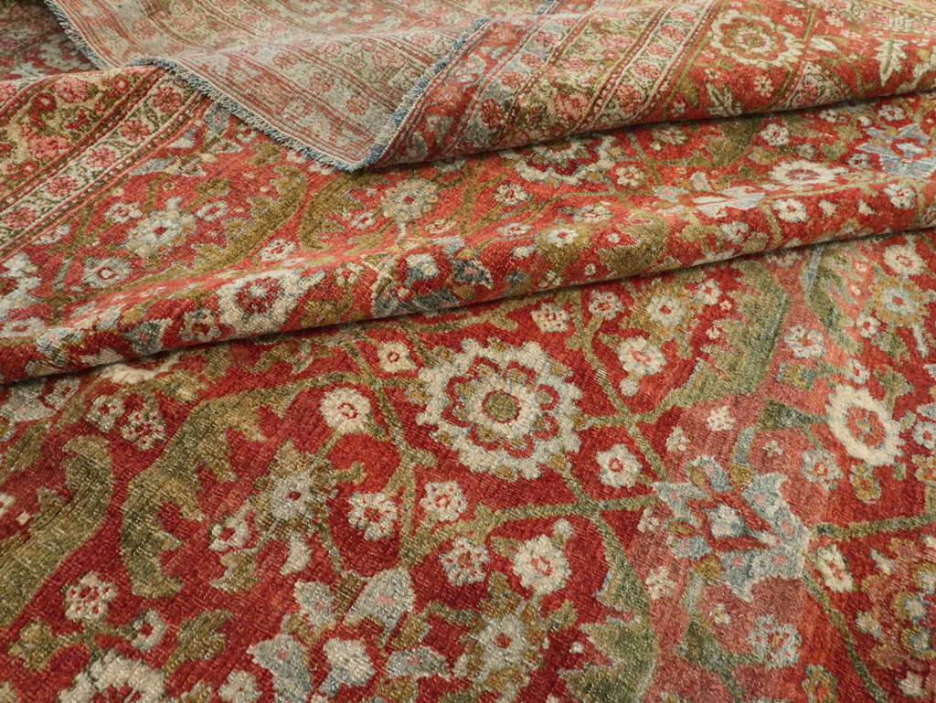 Antique Persian Senneh Malayer Carpet, No.23354 - Gss