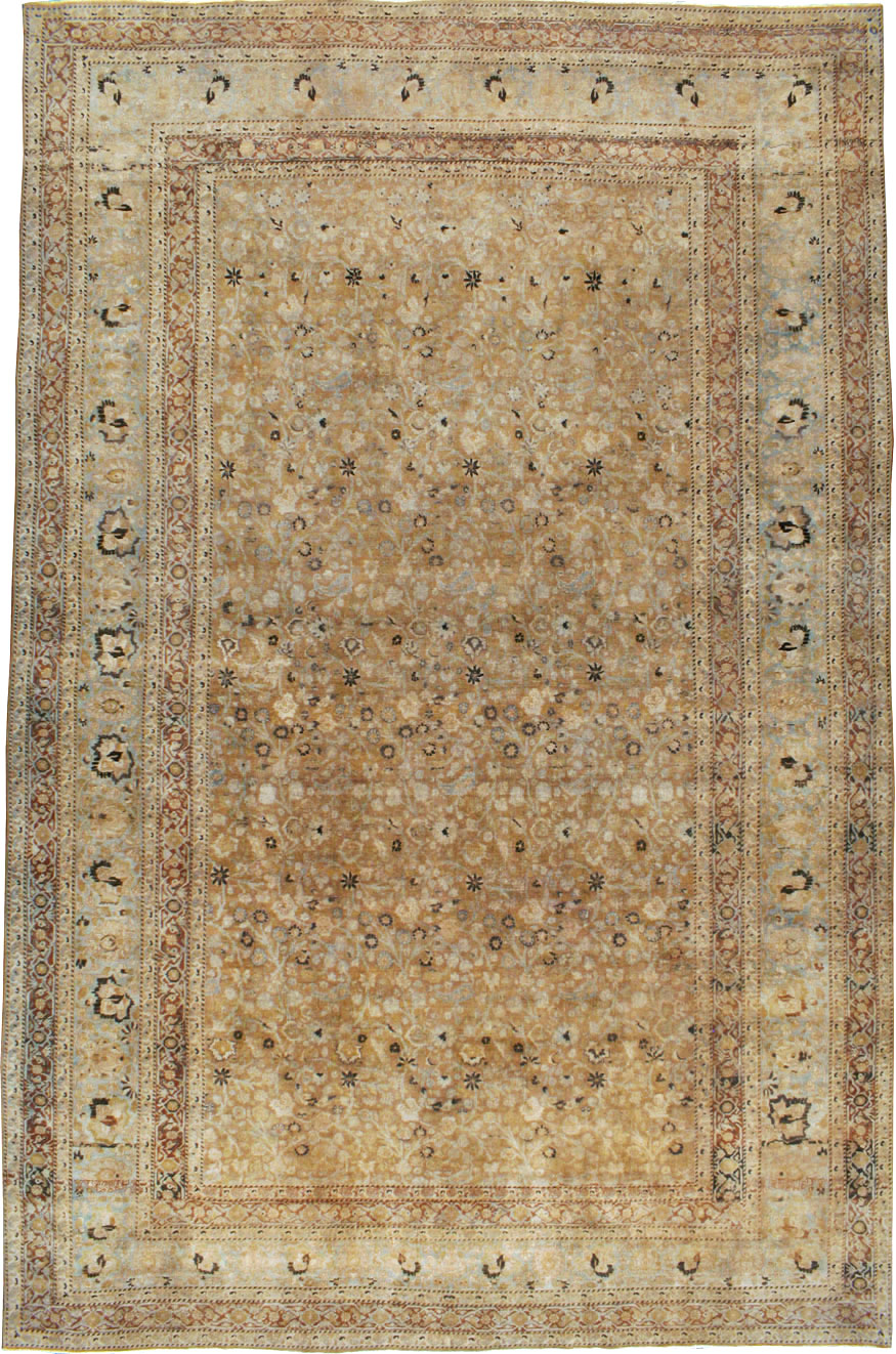 Antique Persian Mashad Carpet, No.23363 - Gss