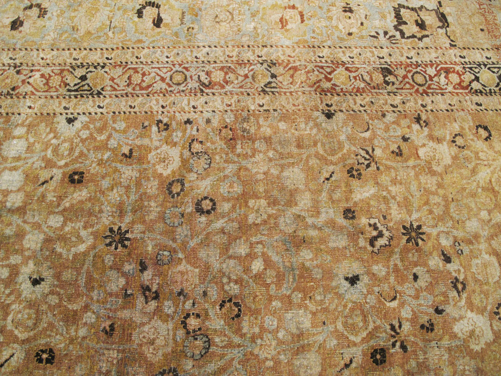 Antique Persian Mashad Carpet, No.23363 - Gss