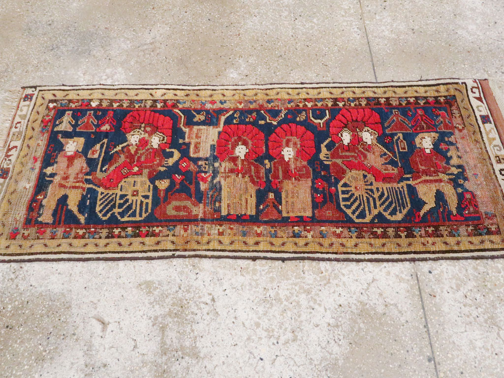 Vintage Turkish Anatolian Pictorial Rug, No.23364 - Gss