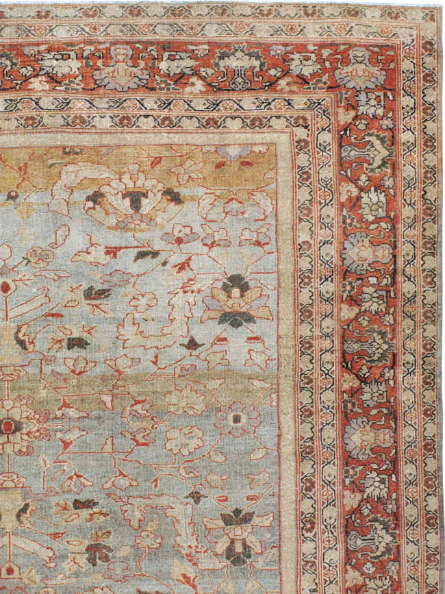 Antique Persian Mahal Carpet, No.23365 - Gss