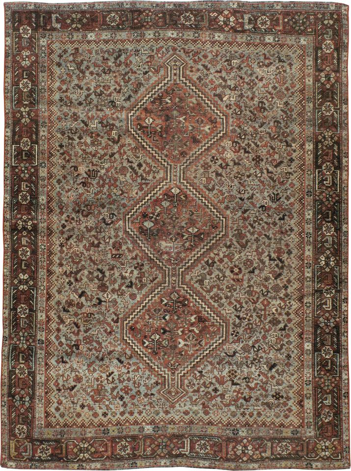 Antique Persian Afshar Rug, No.23373 - Gss
